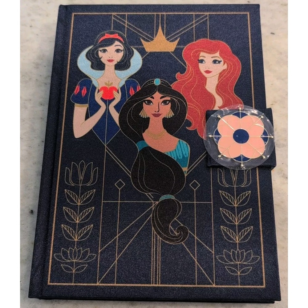 Disney Parks Classic Princess Storybook Journal Diary Snow White Jasmine Ariel